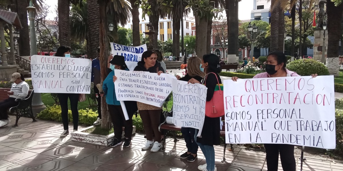 Ex trabajadores manuales del HRSJD anuncian huelga de hambre exigiendo su&nbsp;re-contratación